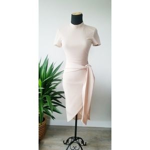 Blossom Waist Tie Tulip Dress